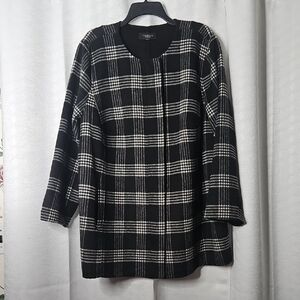 Talbots Black and White Jacket